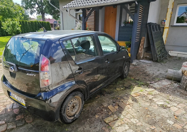 Subaru Justy cena 9900 przebieg: 188652, rok produkcji 2010 z Głogów małe 277